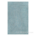 Sky blue colour Polypropylene patio outdoor rugs large